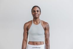 4T8N641061 halter crop tank Nobull