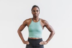 4T8N641069 halter crop tank Nobull