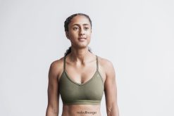 4T8N641124 sports-bh med v-hals Nobull