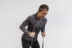 4T8N641150 lett teksturert langermet t-skjorte Nobull