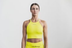 4T8N641226 halter crop tank Nobull