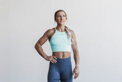 4T8N641240 halter crop tank Nobull