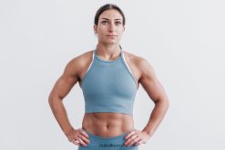 4T8N641243 halter crop tank Nobull