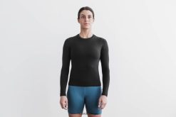 4T8N64696 langermet t-skjorte i blandet merinoull Nobull