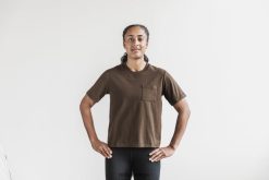 4T8N64993 tungvekts pocket boxy t-skjorte Nobull