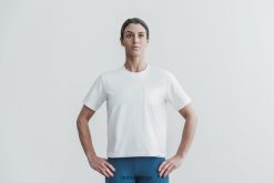 4T8N64994 tungvekts pocket boxy t-skjorte Nobull